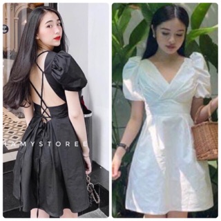 ĐẦM XOÈ TAY PHỒNG ĐAN DÂY LƯNG