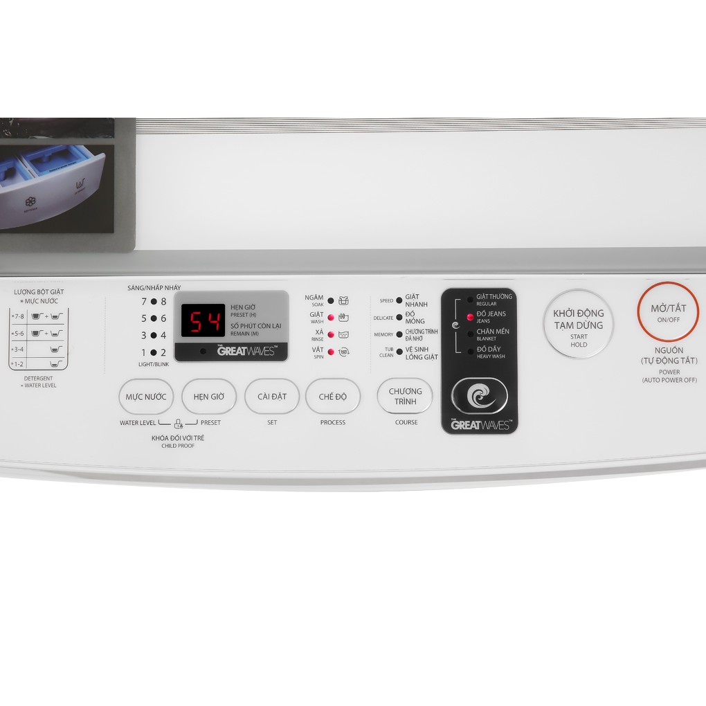 Máy giặt Toshiba 9 kg AW-K1000FV(WW) mới 2020,điện tiêu thụ 4.0 Wh/kg, Khử mùi kháng khuẩn.Giao miễn phí HCM