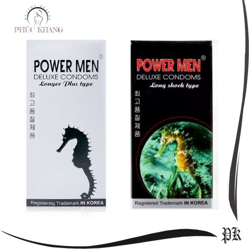 Combo 2 hộp bao cao su power men cá ngưa 24 chiếc kéo dài thời gian quan hệ