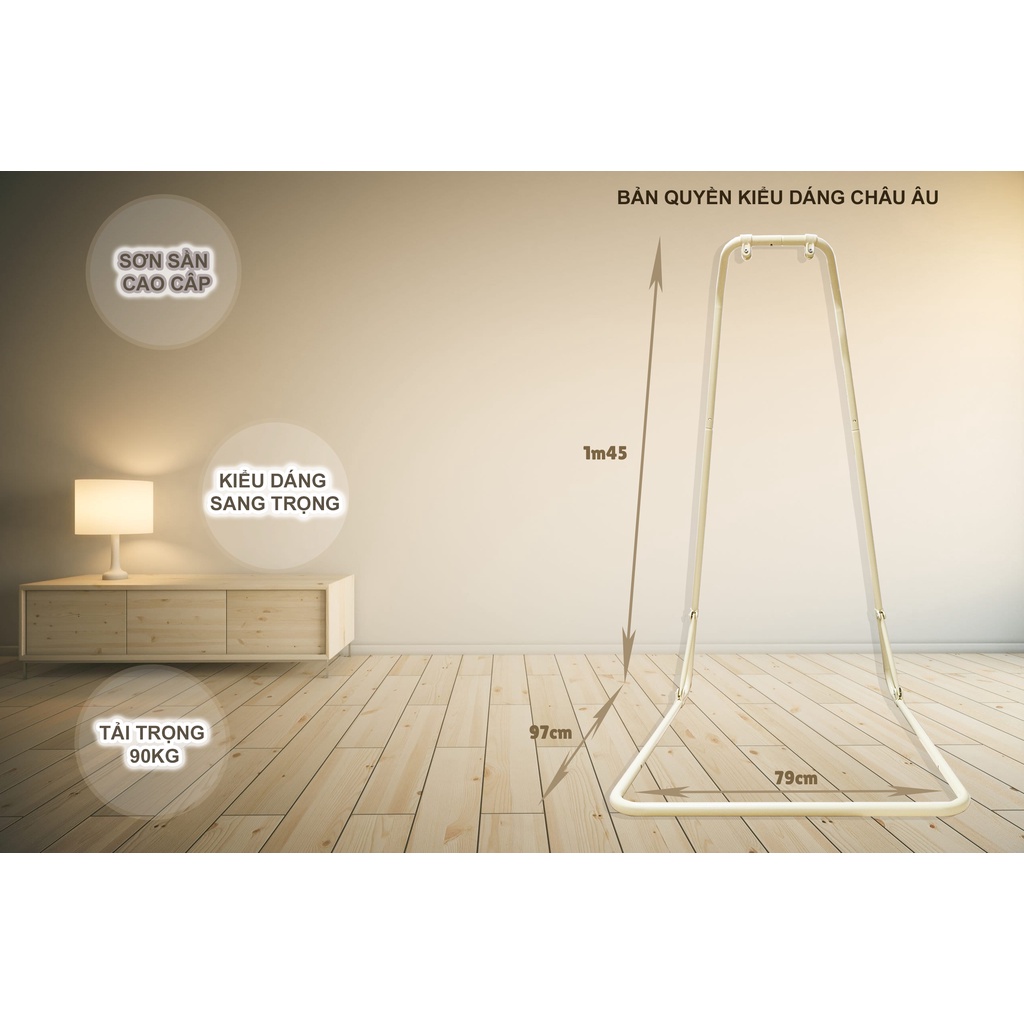 Xích đu nhún nhảy cho BÉ- MẪU CAO CẤP - Mã GGK-L-CC-J