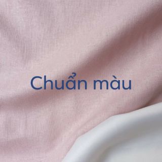 Vải Linen hồng Pastel 2020