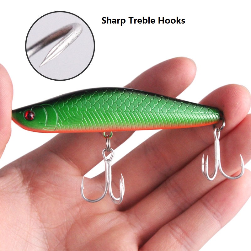 1 Mồi Câu Cá Giả Hình Bút Chìm 8.5cm 12g