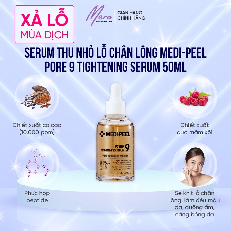 Serum Thu Nhỏ Lỗ chân lông Medi-Peel Pore 9 Tightening Serum