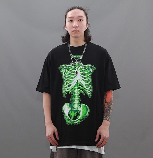 Áo Thun Oversize in Họa tiết Tee Skeleton Seventh Star