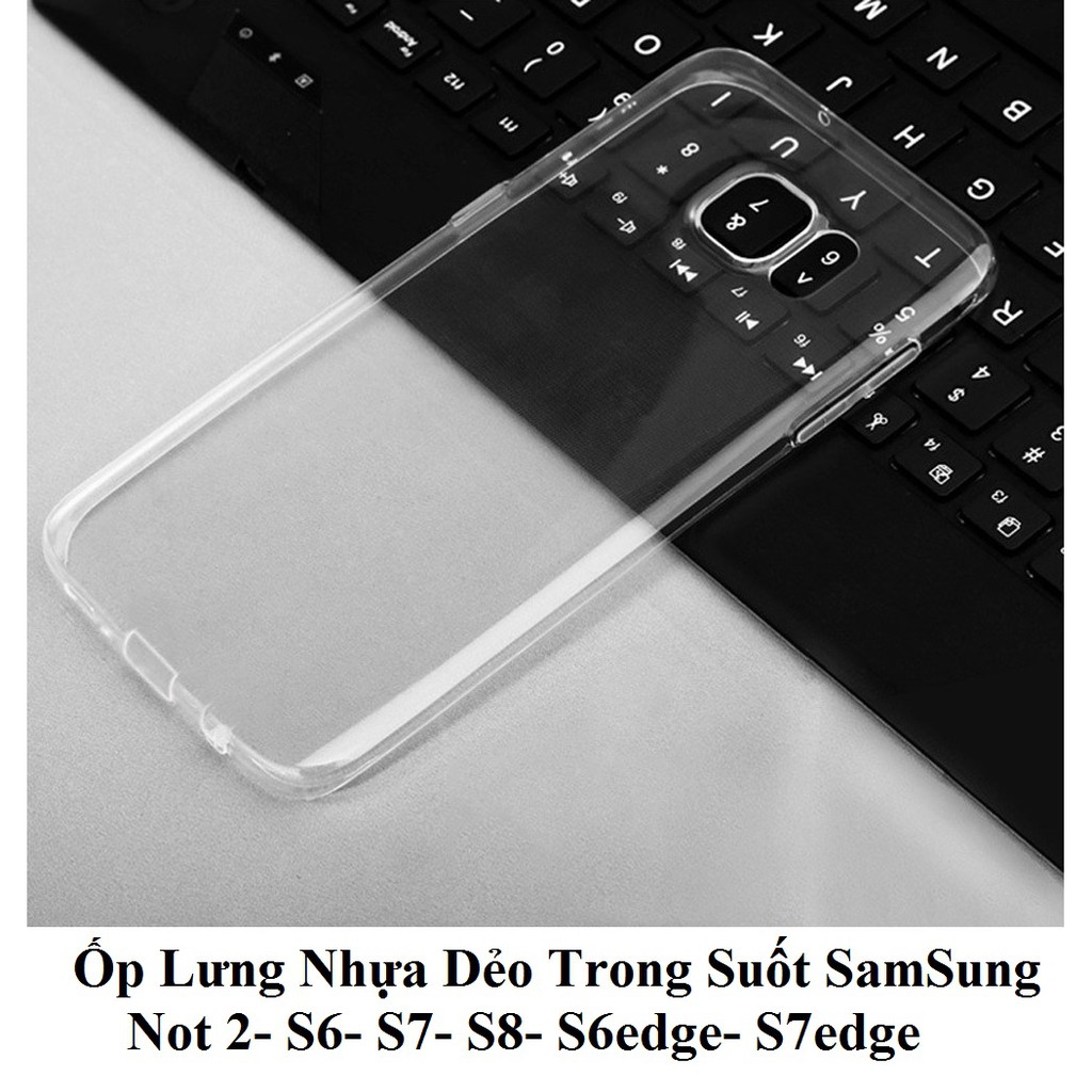 Ốp Lưng Nhựa Dẻo Trong Suốt SamSung S7edge.