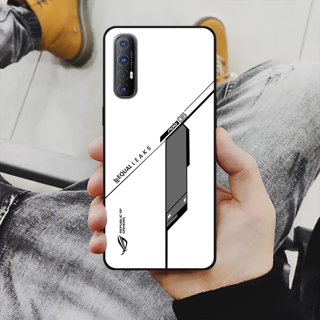 Ốp lưng điện thoại OPPO Reno 3 Pro - Republic of Gamers, chất liệu kính cường lực