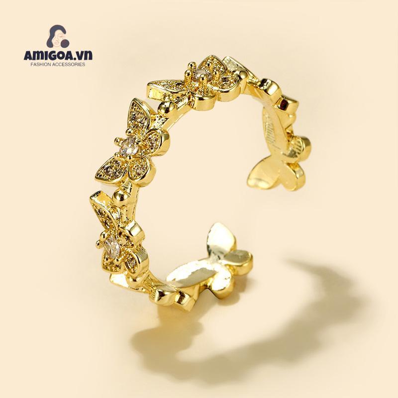 ✨✨Nhẫn Hợp Kim Hình Bươm Bướm Xinh Xắn