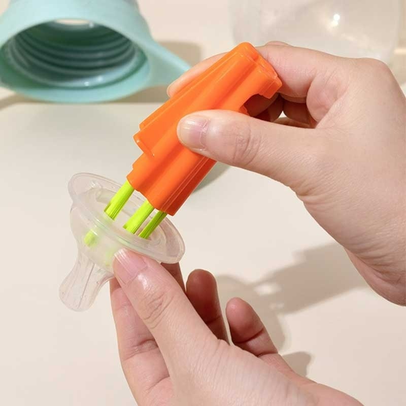 Cọ Vệ Sinh Khe Hở Khoảng Cách Có Thể Uốn Cong Với Lỗ Treo/ Vỏ Bọc Bình Sữa/ Dụng Cụ Vệ Sinh Cầm Tay Cho Nhà Bếp