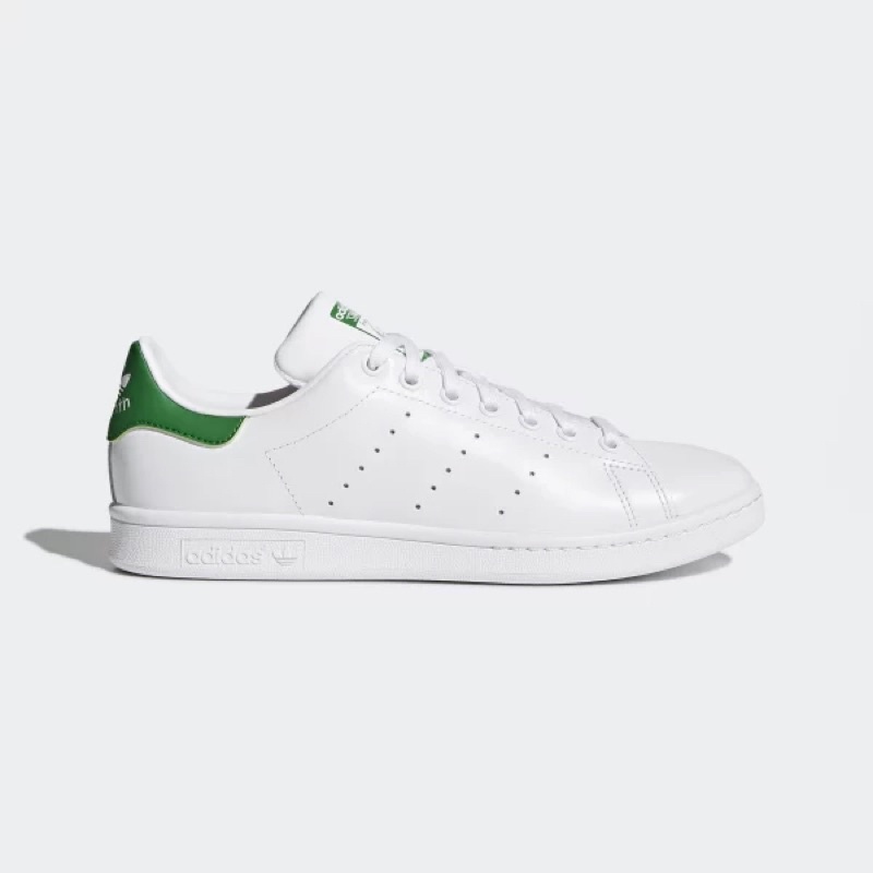 Giày thể thao Sneaker Adidas Stan Smith màu Trắng gót Xanh lá