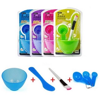 Bộ chén trộn đắp mặt nạ 4in1