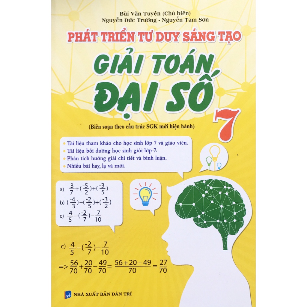 Sách - Phát triển tư duy sáng tạo - Giải Toán Đại Số 7