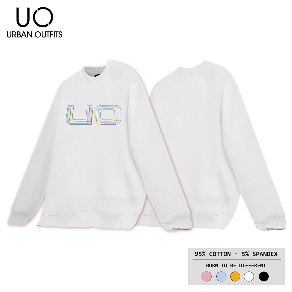 Áo Sweater Form Rộng Nam Nữ URBAN OUTFITS In Chữ UO SWO31 Thun Cotton Nỉ 4 Chiều Local Brand | BigBuy360 - bigbuy360.vn