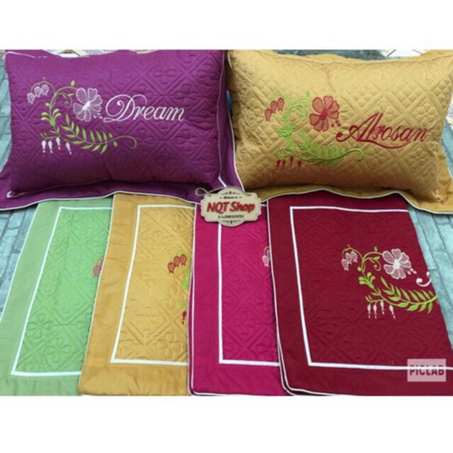 Vỏ Gối Đầu Vải Sateen Cao Cấp - Vỏ Gấu Đầu Vải Satin Đẹp