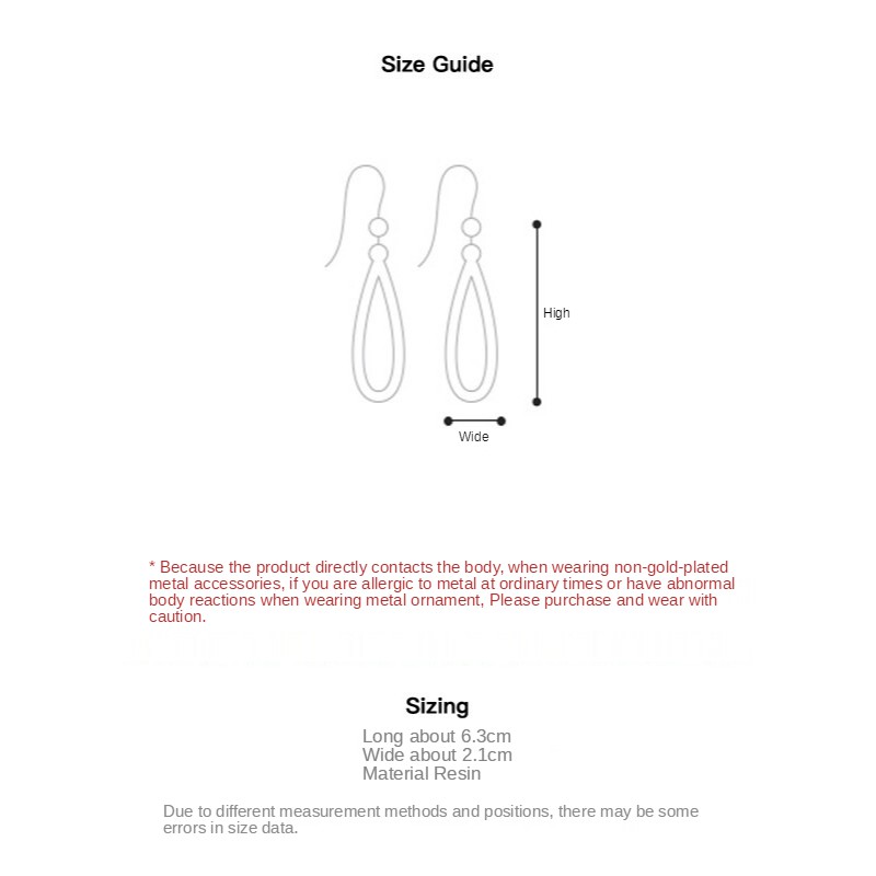 Khuyên tai chuỗi xích phong cách Hàn Quốc C34 (4 màu)