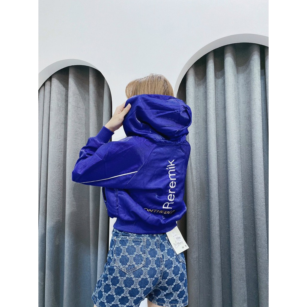 Aó khoác nữ khoác phi xà cừ nón mẫu thêu mới siêu xinh.Hàng cao cấp an đông. Form dưới 56kg