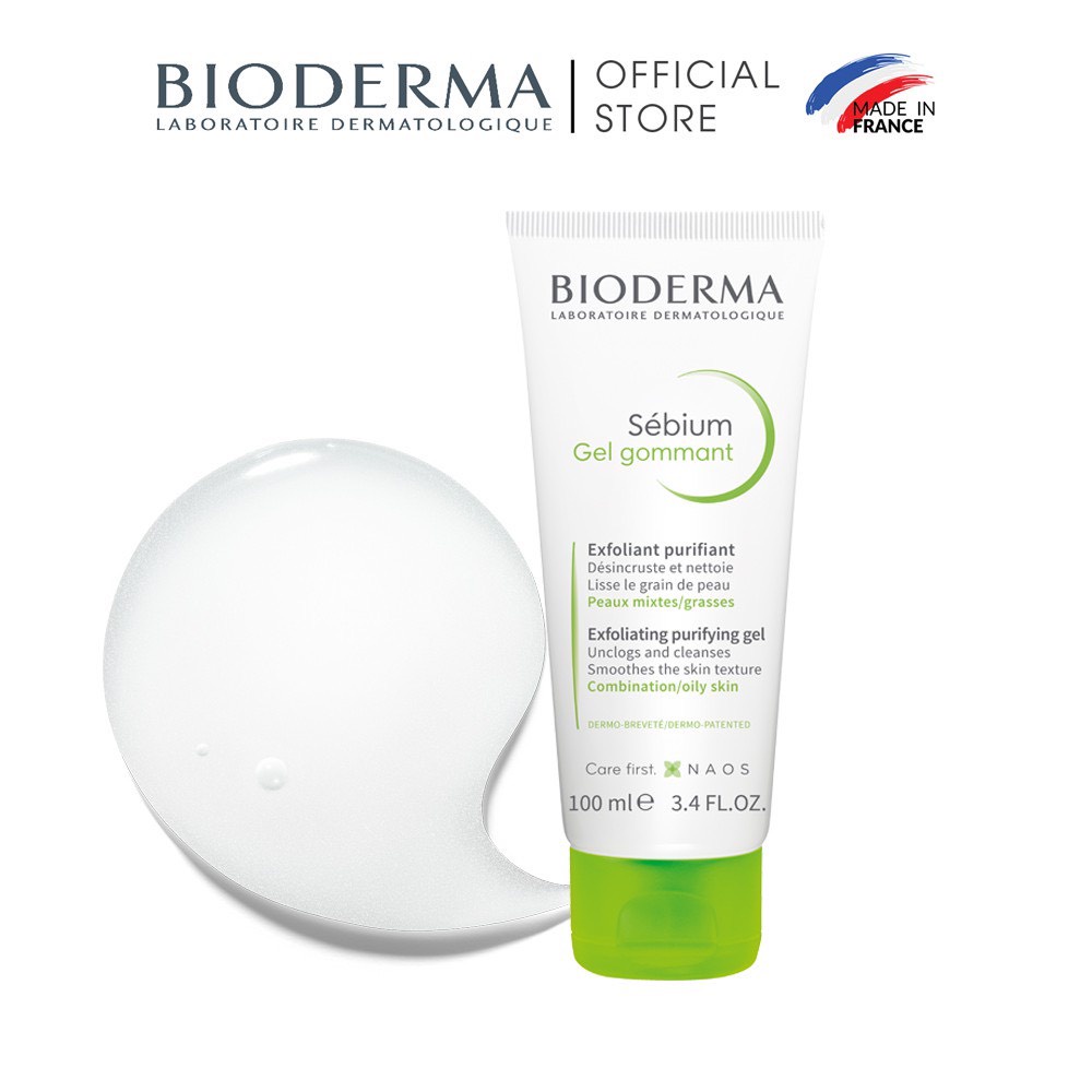 Gel Tẩy Tế Bào Chết Làm Mịn Da Bioderma Sebium Gel Gommant 100ml