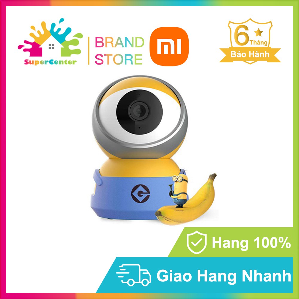 Minions A1 Camera thông minh Xiaomi camera giám sát 1296P 2K HD WiFi Xoay 360 độ góc 110 Video webcam