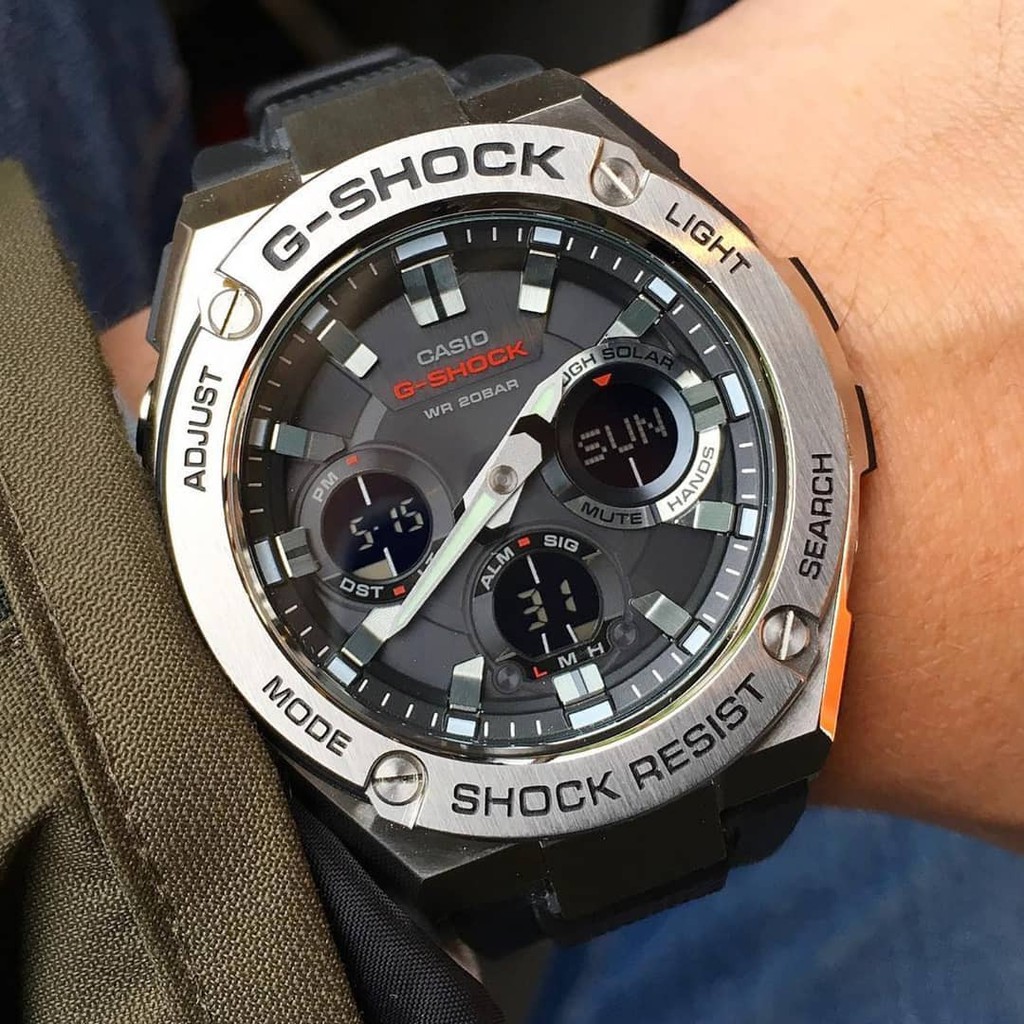 Đồng Hồ Nam Dây Nhựa Chính Hãng Casio GSHOCK GST-S110-1ADR