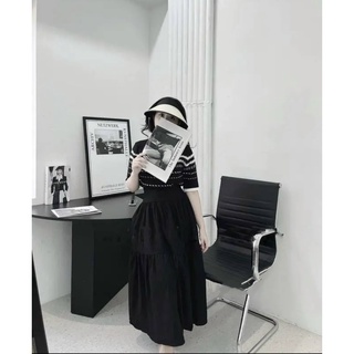 Áo len thổ cẩm kèm chân váy