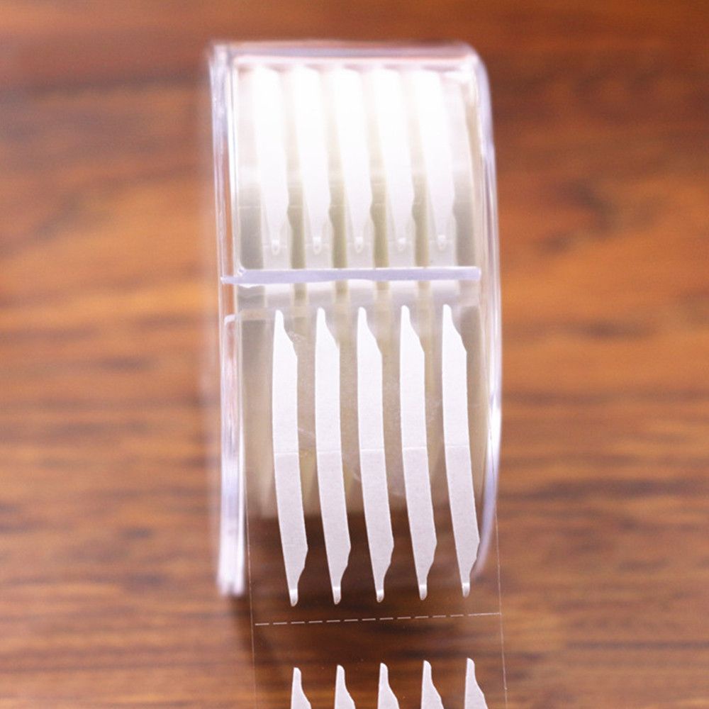 Bộ 220 cặp miếng dán kích mí thiết kế hai mặt bằng sợi tự nhiên dáng mỏng thoáng khí vô hình