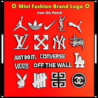 Miếng vá quần áo logo mini dạng ủi trang trí thủ công