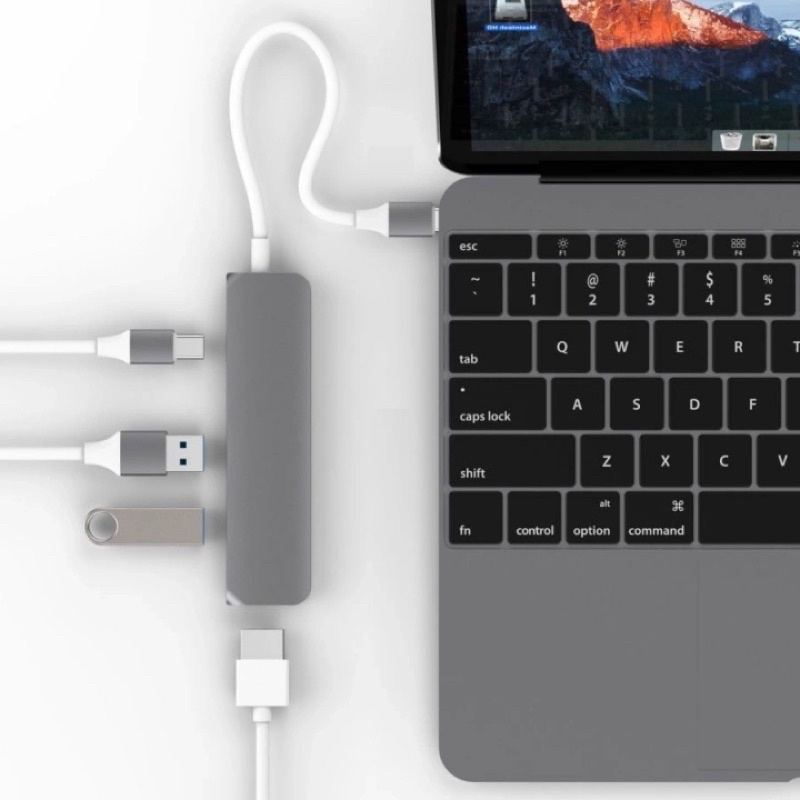 Cổng Chuyển HyperDrive 4-IN-1 4K HDMI USB-C Hub For Macbook - GN22B