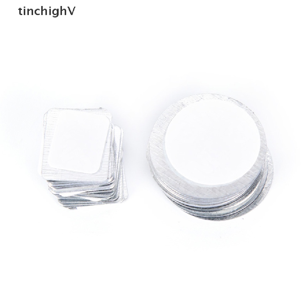 Set 20 Miếng Dán Nam Châm Bằng Kim Loại Trang Điểm Phấn Mắt