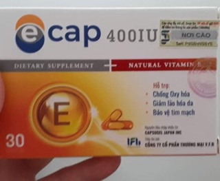 ECAP - VITAMIN E TIÊU CHUẨN & CHẤT LƯỢNG NHẬT BẢN