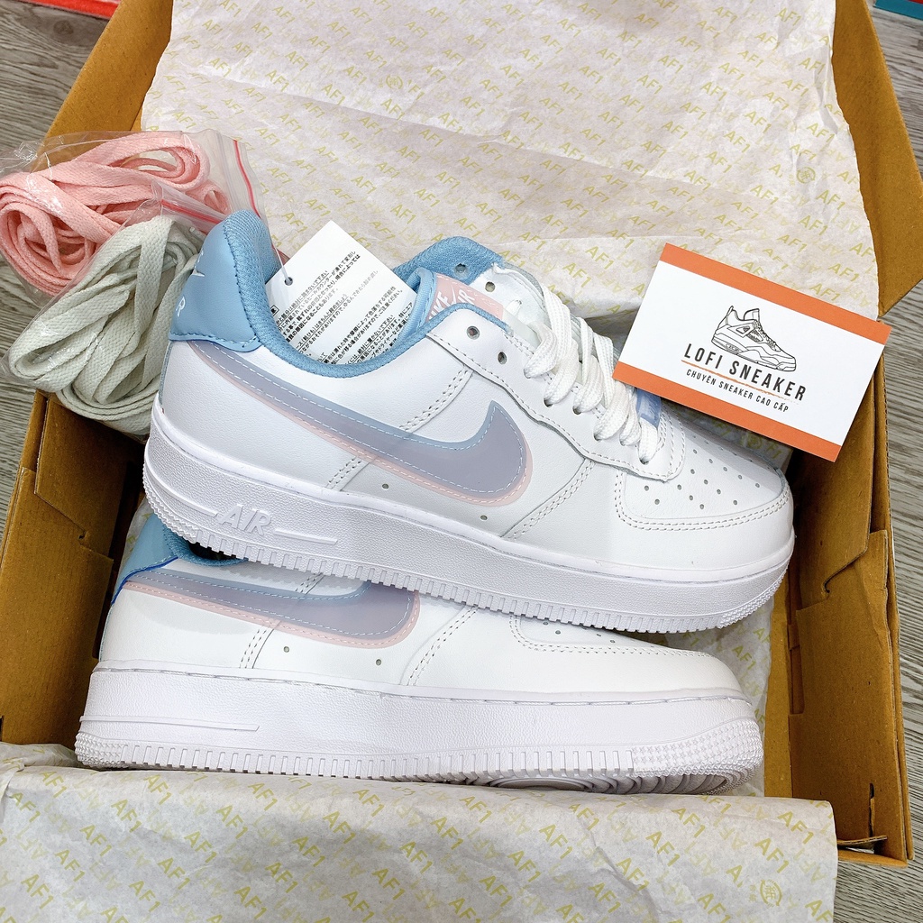 [ẢNH THẬT - FULL BOX] Giày thể thao af1,sneaker af1 lv8 xanh bản trung hàng 1/1 cao cấp full phụ kiện 2 dây đi kèm