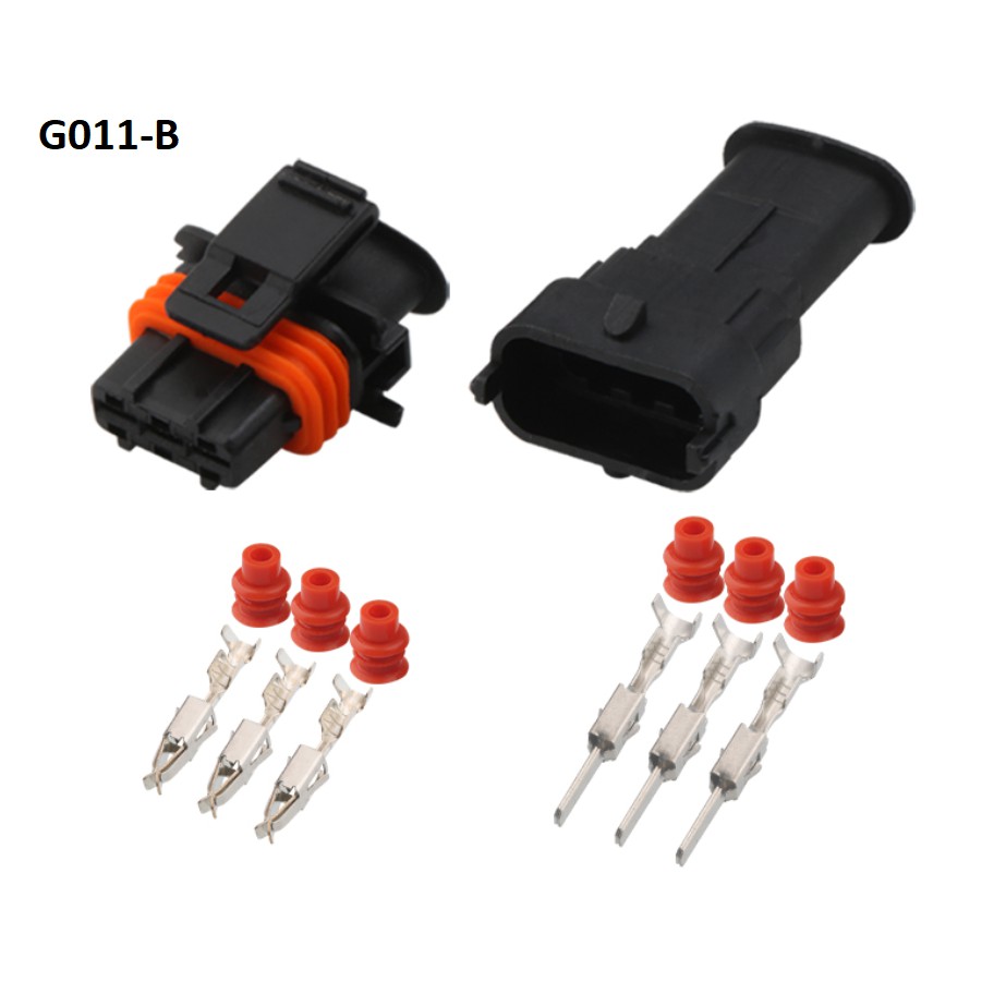 G011-Giắc cắm cảm biến thời gian áp suất dọc trục của cảm biến lưu lượng không khí 3 lỗ