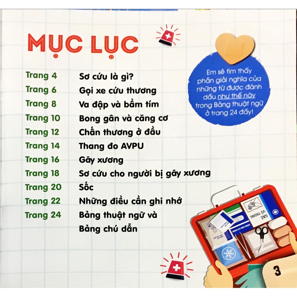 Sách - Các kỹ năng sơ cứu cơ bản - Combo 4 cuốn