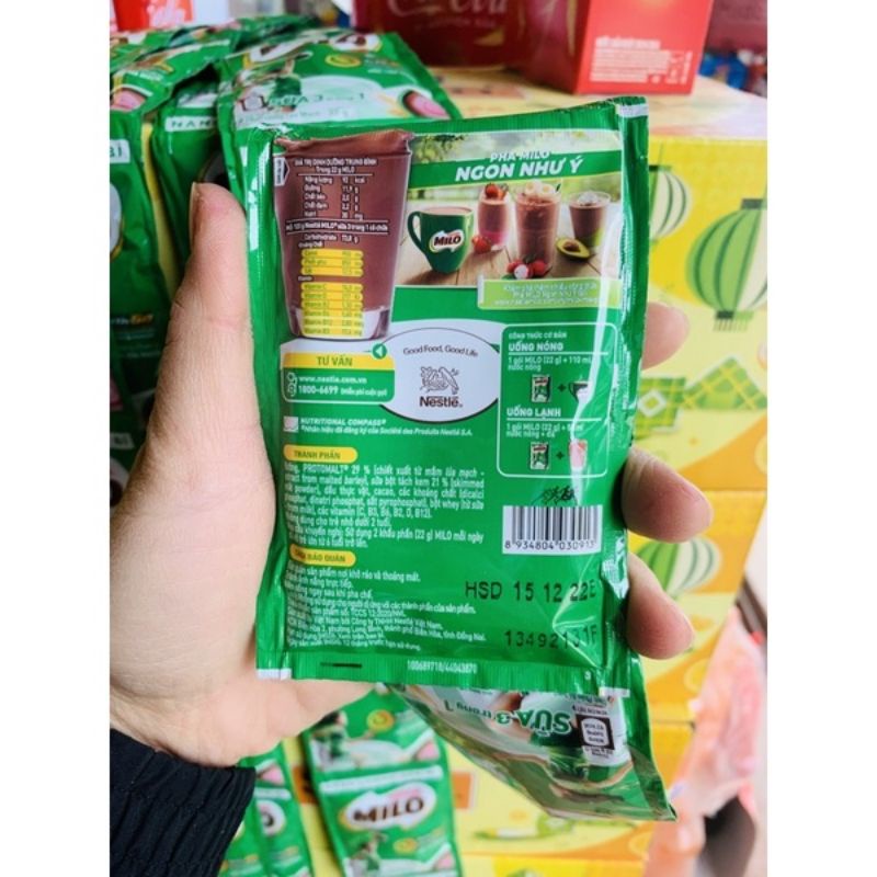 Milo nestle dây 10 gói × 22g