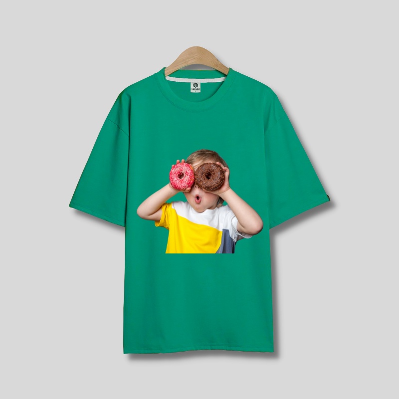 Áo thun nam nữ tay lỡ form rộng 100% cotton áo phông unisex in hình ADLV thời trang