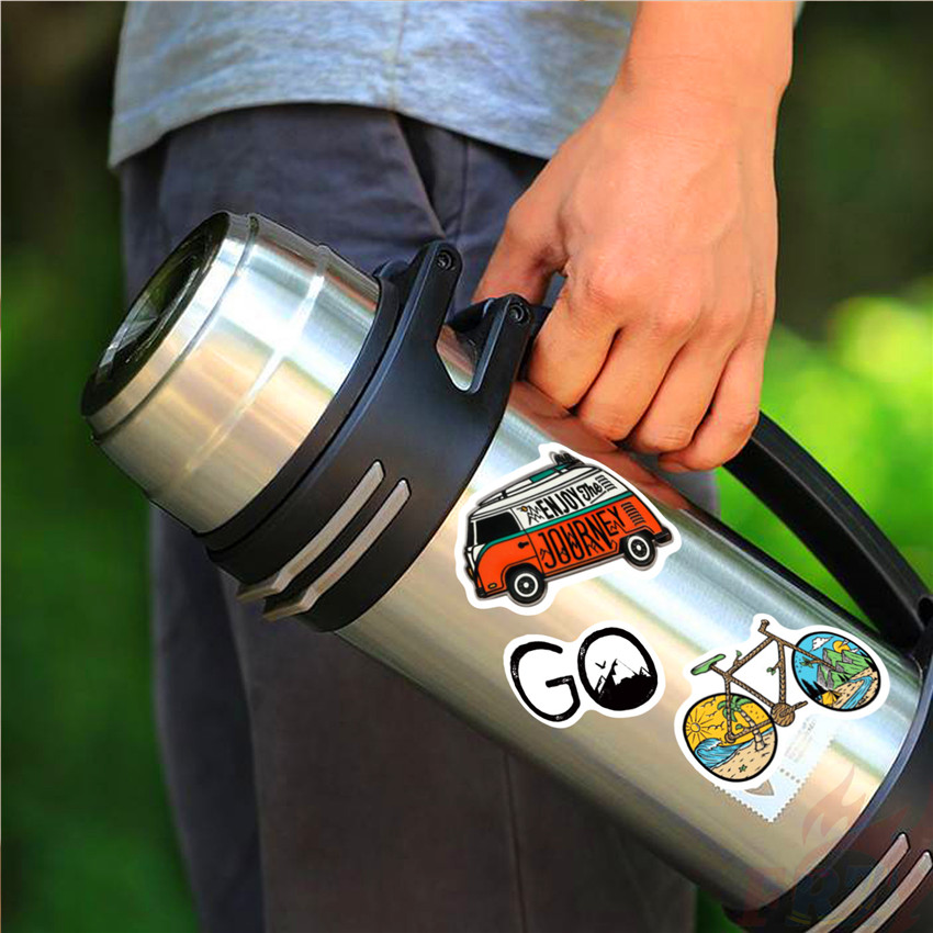 ❉ Outdoor Hiking Adventure Travel Series 01 Stickers ❉ 50Pcs/Set Waterproof DIY Fashion Decals Doodle Stickers