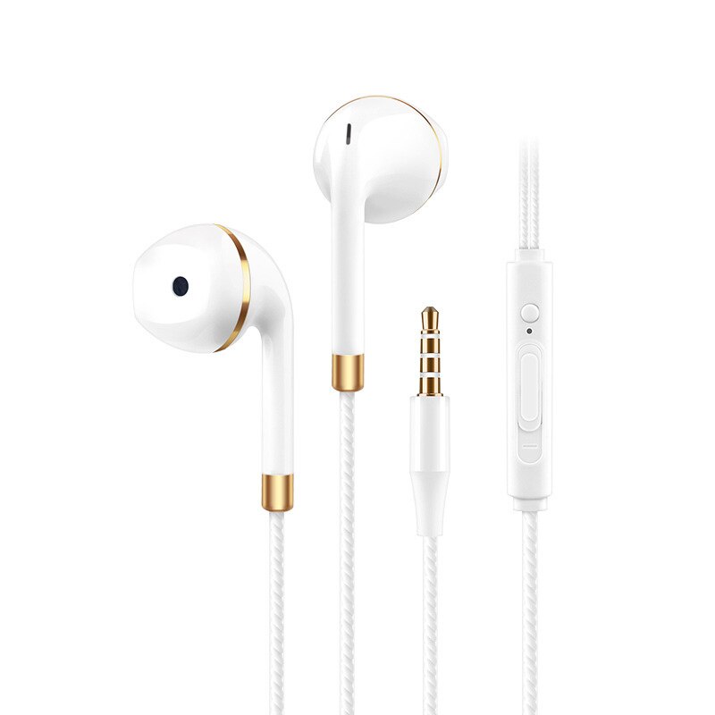 Tai Nghe Nhét Tai Jack 3.5mm Có Micro Âm Thanh Siêu Trầm Cho iphone