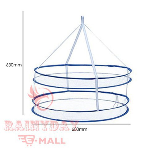 Giá Phơi Đồ Lót Tất Vớ Quần Áo Vải Lưới Thông Minh 2 Tầng Đa Năng Tiện Lợi .