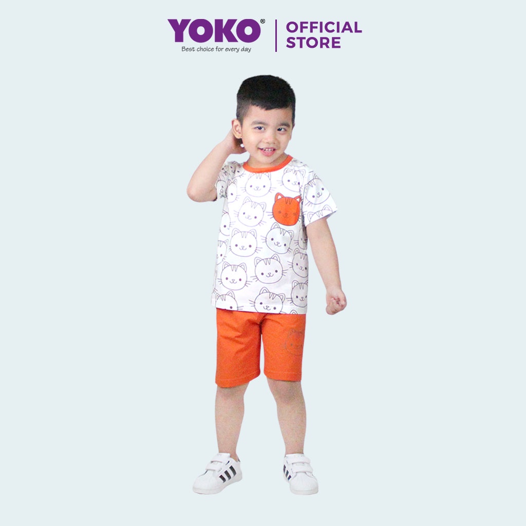 Bộ Quần Áo Thun Tay Ngắn Bé Trai Và Bé Gái (1-9 Tuổi) YOKO KID’S FASHION 21253TG