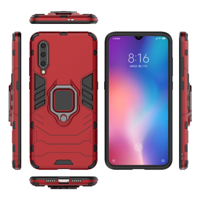 Ốp lưng Xiaomi Mi 11 Ultra / Mi 9se chống sốc Iron Man Iring cao cấp giá đỡ xem phim