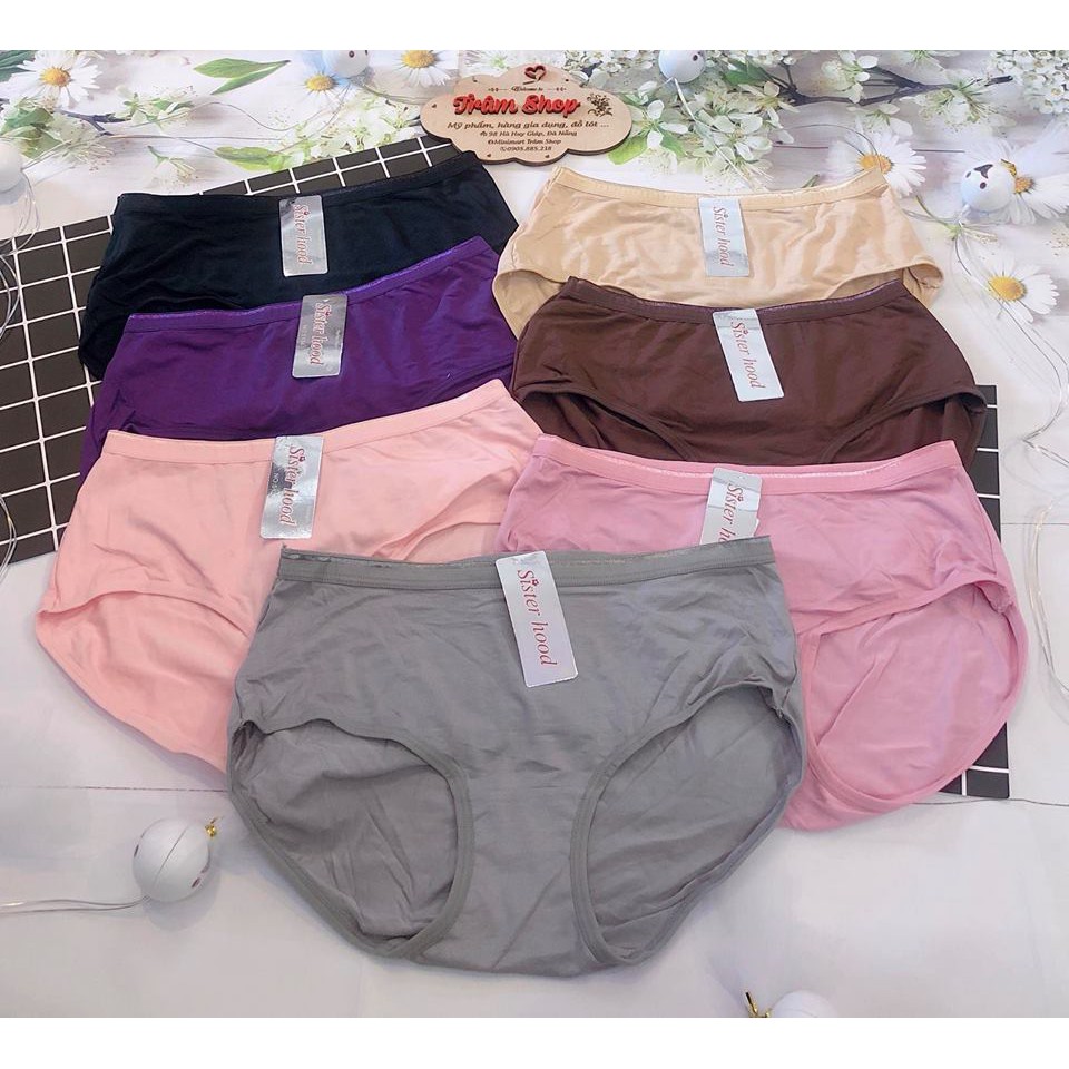 Quần lót nữ cotton big size, chip nội y Thái Lan Sisterhood thoáng mát 5134, Leblurshop