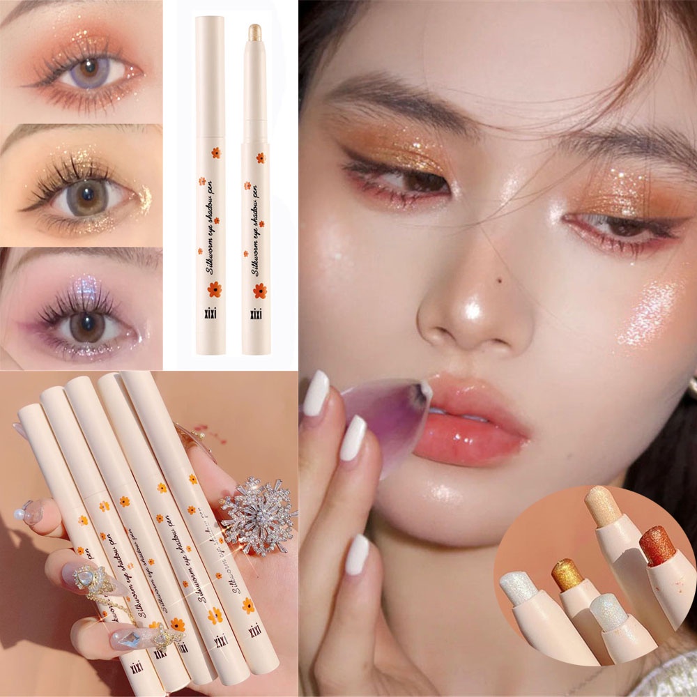 [Hàng mới về] Phấn mắt dạng thỏi ánh ngọc trai lấp lánh đa năng phong cách hàn quốc