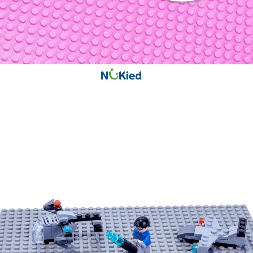 Tấm lót nền đế trưng bày lego 2 mặt dày mẫu mới đế Base KT  25,5x25,5 1024 nút hạt