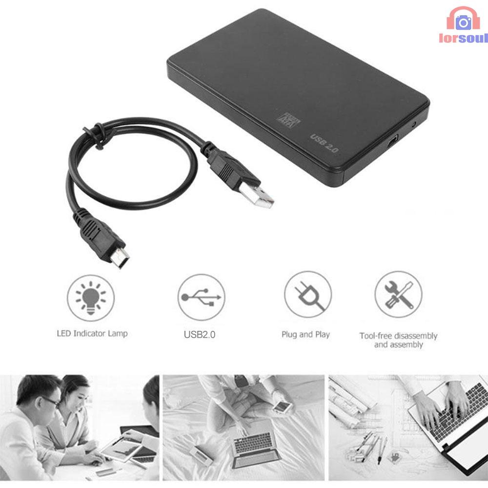 Bộ Chuyển Đổi Ổ Cứng 2.5 Inch Sata HDD SSD Sang USB 2.0 5Gbps Hỗ Trợ 2TB HDD Cho Windows | BigBuy360 - bigbuy360.vn