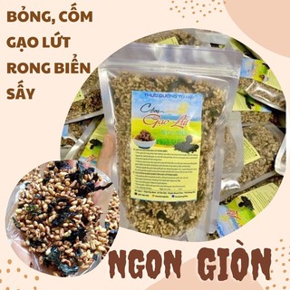 Cốm gạo lứt rong biển, bỏng gạo lứt sấy rong biển giòn ngon bổ dưỡng