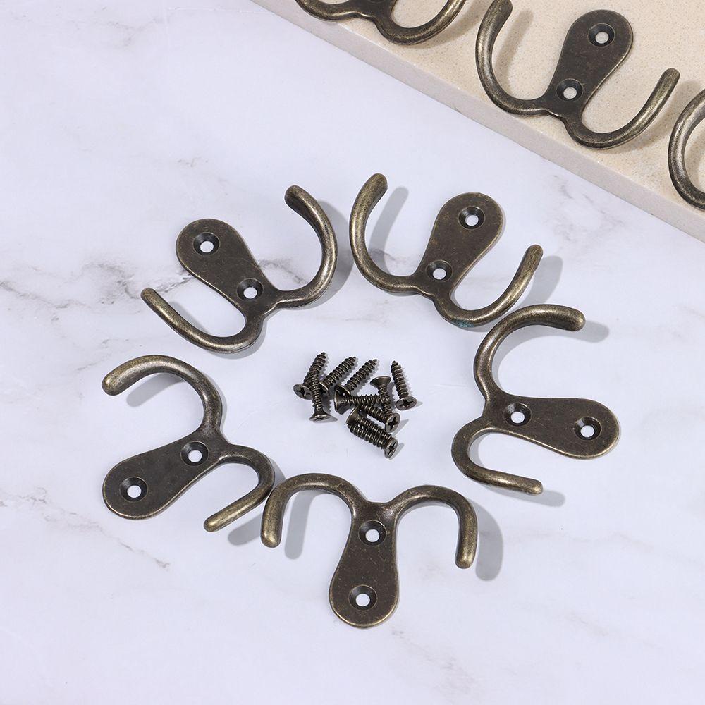 CONOPERY Bộ 10 Móc Treo Đồ Gắn Tường Bằng Kim Loại Kiểu Cổ Điển