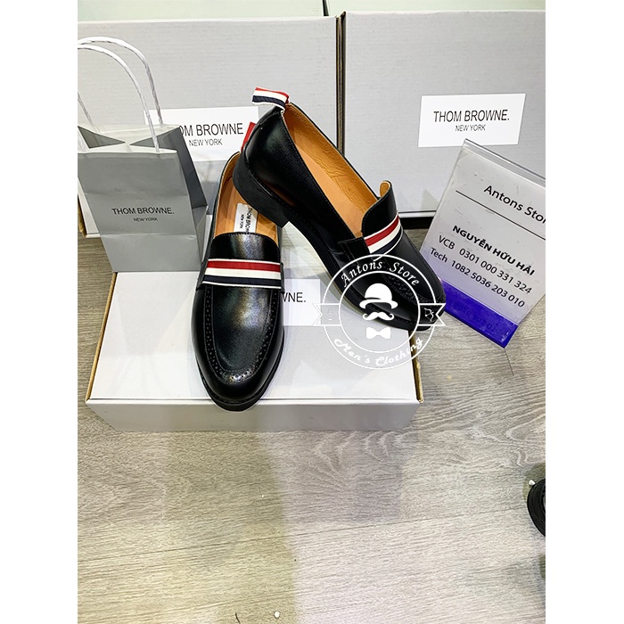Giày Thom Browne Lười Viền Ngang