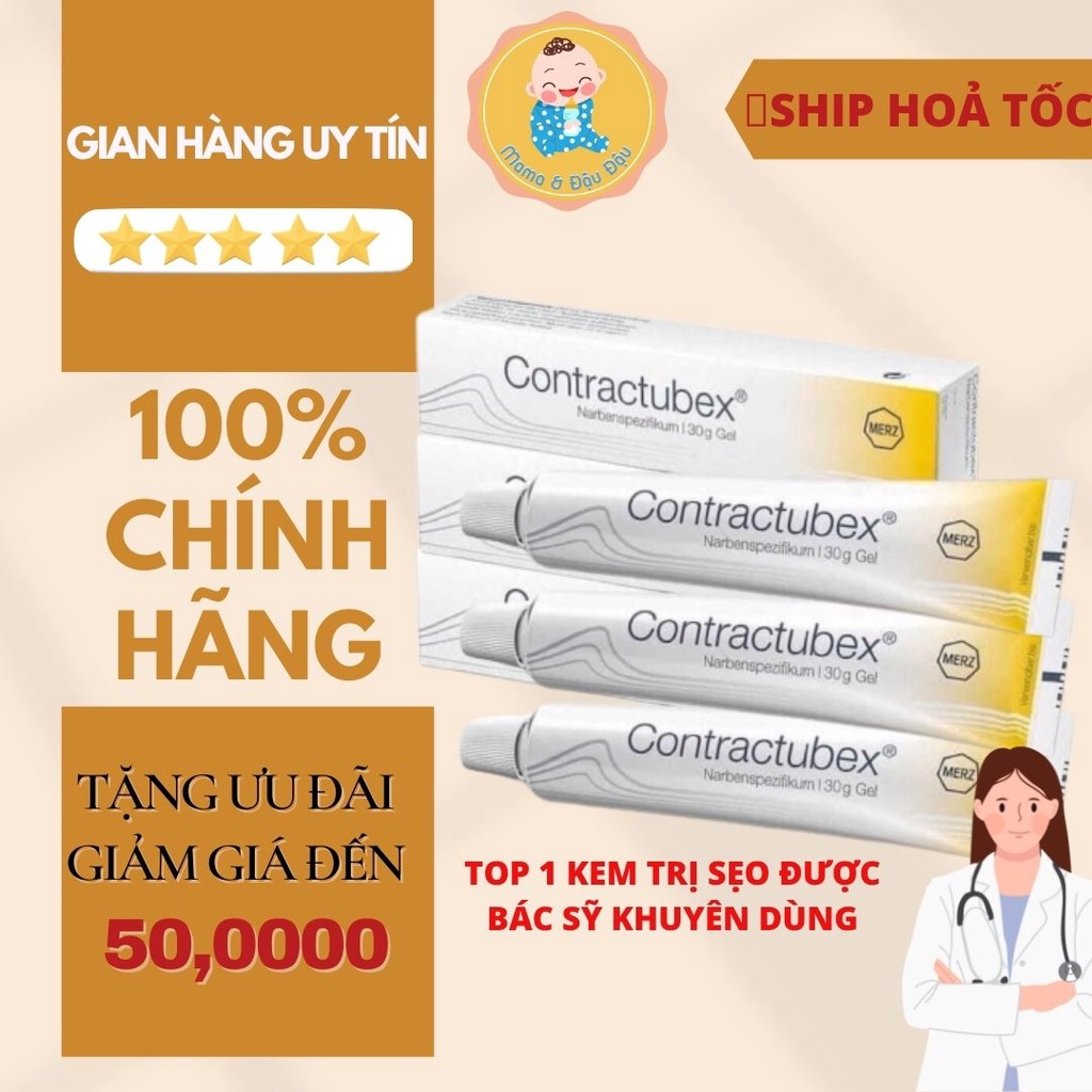 GEL LÀM MỜ, LÀM ĐẦY SẸO LỒI CONTRACTUBEX DO SINH M.Ổ, PHỎNG, MỤN, VẾT THƯƠNG SÂU,. - HÀNG BAY DATE XA