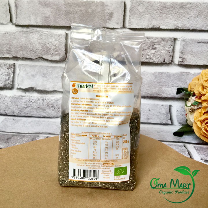 Hạt Chia Hữu Cơ Markal 250g | BigBuy360 - bigbuy360.vn