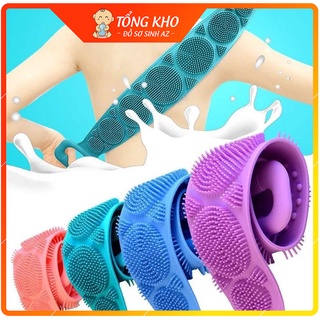 Dụng cụ kì lưng 2 mặt silicon, kì rất sạch và có tác dụng matxa lưng, kì sạch da chết, ngăn ngừa mụn lưng