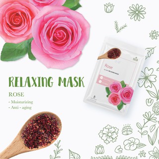 Mặt Nạ Giấy HNB - Rose (Hoa Hồng)