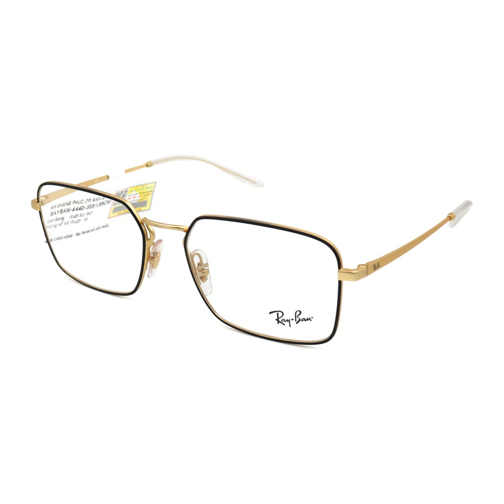 RB6440-Gọng kính nam nữ Rayban chính hãng (53-18-140), thiết kế dễ đeo bảo vệ mắt